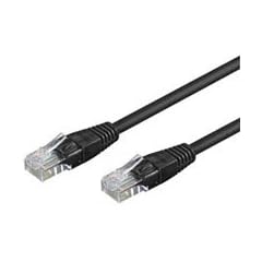 BIGtec 10m CAT.5e Ethernet LAN Patchkabel Gigabit Netzwerkkabel Patch Kabel schwarz (RJ45, Cat 5e, Twisted Pair UTP, 1000 Mbit/s) 2 x RJ45 Stecker ideal f�r Switch , DSL Verbindungen , Patchfelder , Patchpanel , Router , Modem , Access Point und andere Ger�te mit RJ45 Anschlu� ,CAT Kabel KAT Kabel CAT5e