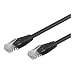 BIGtec 10m CAT.5e Ethernet LAN Patchkabel Gigabit Netzwerkkabel Patch Kabel schwarz (RJ45, Cat 5e, Twisted Pair UTP, 1000 Mbit/s) 2 x RJ45 Stecker ideal f�r Switch , DSL Verbindungen , Patchfelder , Patchpanel , Router , Modem , Access Point und andere Ger�te mit RJ45 Anschlu� ,CAT Kabel KAT Kabel CAT5e