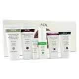 Ren Perfect Shaving Kit: Facial Scrub + Shave Cream + Shaving Oil + Aftershave Balm + Eye Gel + Cleansing Gel - 6pcs