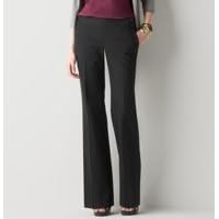 Buy Ann Taylor Loft Ladies Black Marisa Cotton Linen Twill Wide Leg Pants by Ann Taylor LOFT