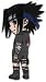 Naruto: Patch - Sasuke Black Suit Sharingan