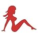 Reflective Stickers, Hard Hat Decals Mud Flap Girl