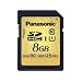 Panasonic RP-SDU08GE1K SDHC-Speicherkarte 8GB Geschwindigkeitsklasse 10 (UHS-I, Lesen bis 90MB/sek, Schreiben bis 25MB/sek)