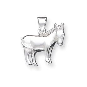 Sterling Silver Donkey Pendant