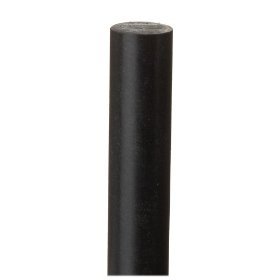 Delrin Acetal Rod, Black Color, 1/4 Diameter
