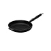 Le Creuset Cast Iron Black Enamel Interior Frying Pan, Satin Black (Matt Black Finish), 28 cm