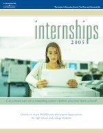 Internships (Peterson's Internships)