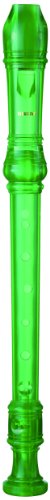 Smart Soprano Recorder HY-26BM Translucent Green 3-Piece Baroque Fingering
