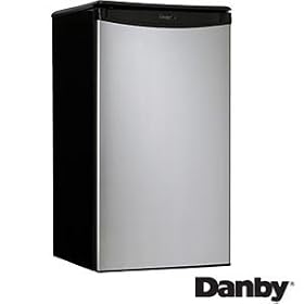 Danby� 3.2 cu. ft. Stainless-steel Compact Refrigerator DCR34BLS
