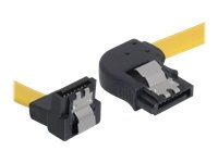 DELOCK Kabel SATA 6Gb/s 50cm gelb re/un Metall Preisvergleich