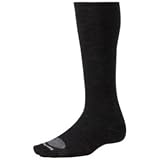 SmartWool PhD Graduated Compression Ultra Light Sock Black/Silver, L