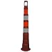 Work Area Protection CC42 Linear Low Density Polyethylene Channelizer Traffic Cone with High Intensity Reflective Sheeting, 6" Diameter x 42" Height