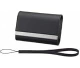 Sony LCS-THP/B Soft Leather Carrying Case for Sony DSC-T Series Digital Cameras (Black)