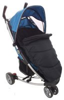 Petite Star - Black Footmuff to fit the Zia Pushchair