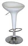 Review EBPeters  / Modern Contemporary Bombo Barstool - White