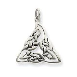 Sterling Silver Celtic Charm - JewelryWeb