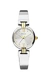 Caravelle E-Z Link Bangle Bracelet Silver Dial Women's Watch #45L108