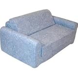 39 Junior Twin Sofa Sleeper in Distressed Denim by American Furniture Alliance