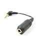 Standard Audio Adapter - 2.5mm Male to 3.5mm Female (For use with Blackberry 8800/8820/8830, Pearl 8100)