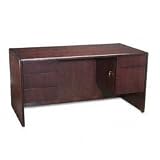 92000 Series Double Pedestal Desk, 3/4 Height Pedestal, Mahogany, 60 X 30
