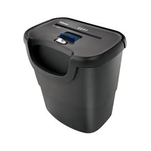 Powershred P-45c Light-Duty Cross-Cut Paper Shredder, Black. Package of 2 by 