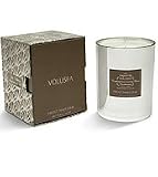 Voluspa Seasons Frost Pinecone Metallic Candle in Velvet Box