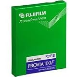 Fujifilm Fujichrome Provia RDP III 100 Color Slide Film ISO 100, 4 x 5", 10 Sheets, Transparency