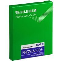 Fujifilm Fujichrome Provia RDP III 100 Color Slide Film ISO 100, 4 x 5", 10 Sheets, Transparency