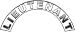Lieutenant White Firefighter Fire Helmet Arcs / Rocker Decals Reflective