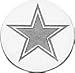 Sterling Silver NFL Dallas Cowboys Logo Tie Tac