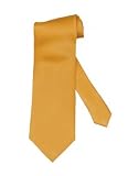 Kilburne & Finch Solid Gold Silk Tie