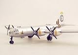 Silver B-29 Super Fortress Model Airplane 1:130 Scale