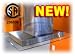Euro-Kitchen SPAGNA VETRO 36-inch Island-Mounted Stainless Steel Glass Range Hood - SV168E-I36