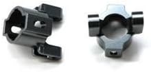 ST Racing Concepts STA80012GM CNC Machined Aluminum C-Hub for SCX10/Ax10 (Pair) Gunmetal