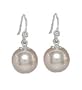 Freshwater Cultured Pearl Drop Earrings in Sterling Silver - Gems Couture