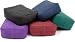 YogaAccessories (TM) Zen Cotton Meditation Pillow - Blue