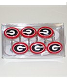 Georgia Bulldogs Shower Curtain Hook Set by Bellview