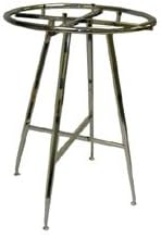 Chrome 36" Diameter Folding Round Rack 1-1/4" round ring