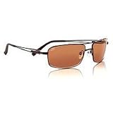 Serengeti Dante Wire-Flex Sun Glasses Models: Serengeti Dante Sunglasses - Shiny Espresso Frame, Drivers Lenses Model 7114