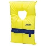 SeaChoice Adult Foam Life Vest Jacket Yellow
