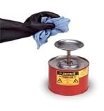 Justrite 2 Quart Red Plunger Can For Flammables