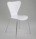 Tessa Stacking Chair Set of 4 (White) (32.25" H x 17" W x 18" D)