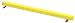 Textured Vinyl Covered Beams - Yellow, 8' Long - Gymnastics