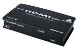 HDMI Splitter 2-fach bis 1080p (1920x1200) und HDCP