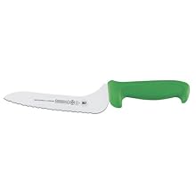 Mundial G5620-7E 7-Inch Offset Serrated Edge Sandwich Knife, Green