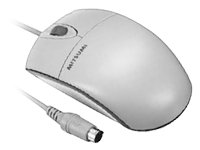 Mitsumi Scroll Mouse Maus PS/2 3 Tasten 400dpi + Tastenrad grau
