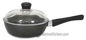 Scanpan Classic Ceramic Titanium 8-Inch Saute Pan with Lid