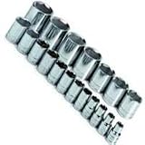 S K Hand Tools (SKT4120) 19 Piece 1/2 Drive SAE 6 Point Socket Set