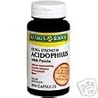 Acidophilous Capsules W/Pectin Extra Strength - 100Ea