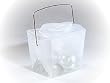 Favor Boxes: 12 Frosted White Chinese/Asian Take Out Boxes - Wedding Favor - Shower - Gifts
